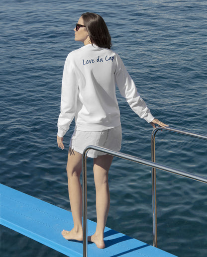 "Love du Cap" Embroidered Crewneck