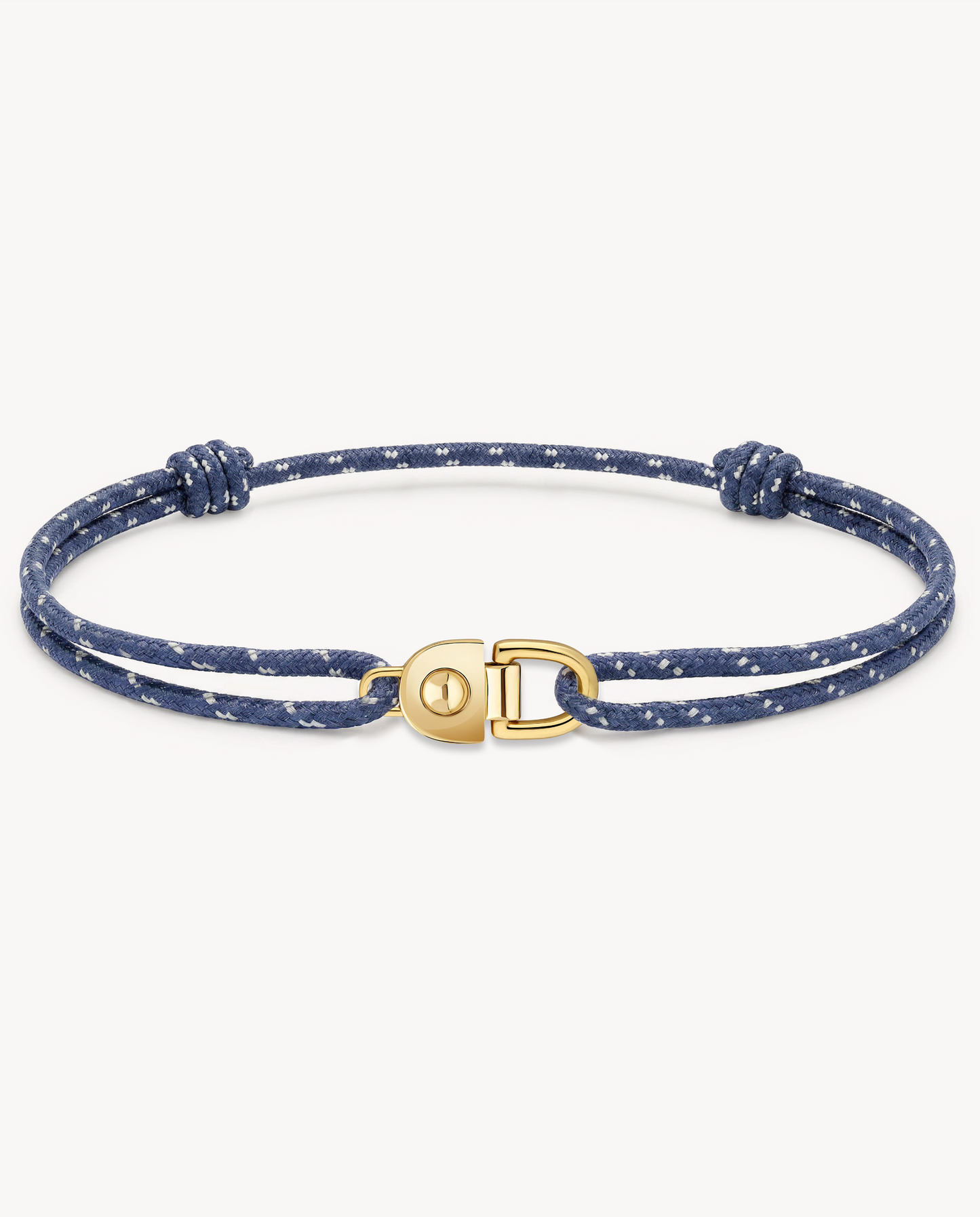 Gold Rivet Cord Bracelet