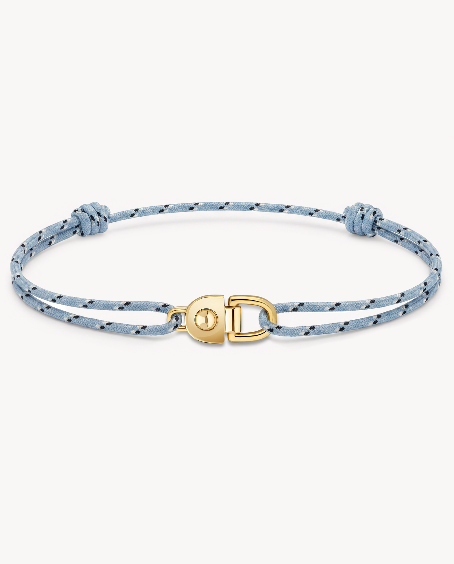 Gold Rivet Cord Bracelet