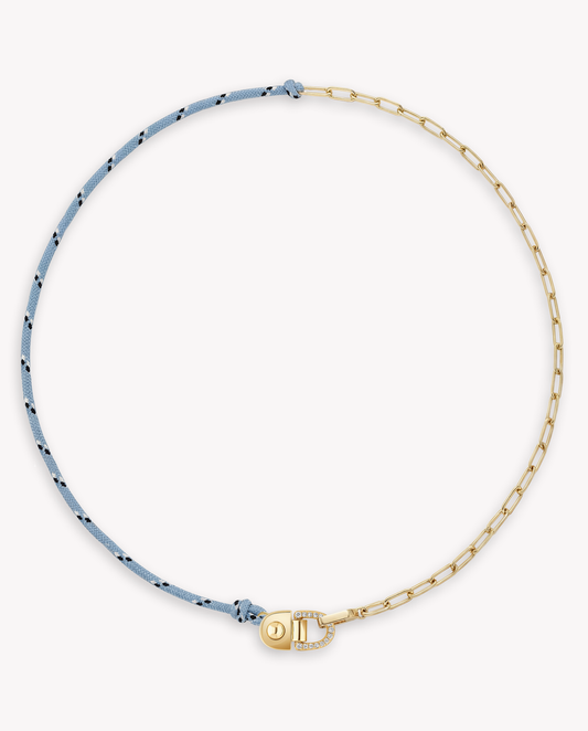Collier Rivet Or & Diamants